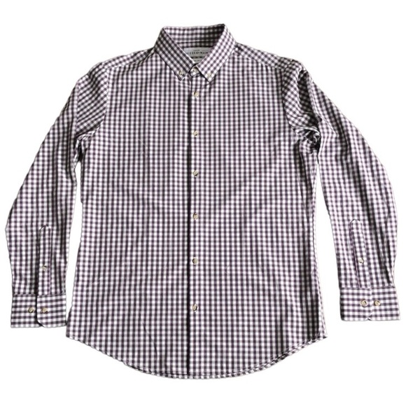 MIZZEN+MAIN Men’s Malloy Button Down Shirt size M - Picture 8 of 16